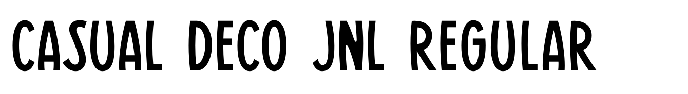 Casual Deco JNL Regular